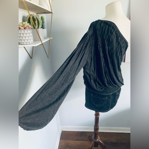 Robert Rodriguez • Gray One Shoulder Top Blouse • Size XS - Picture 9 of 11
